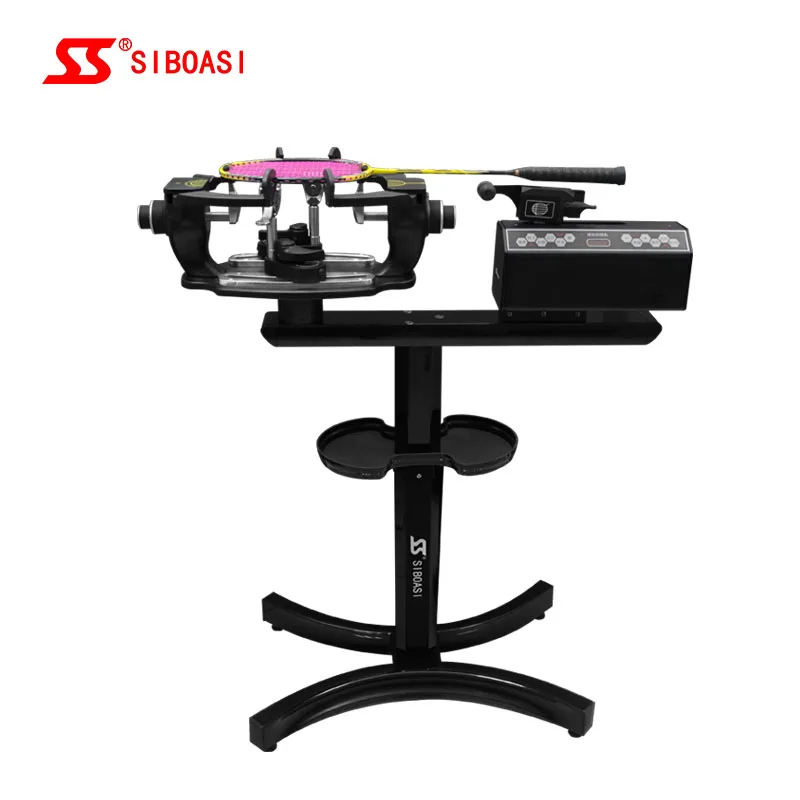 

S516 Computer vertical racket stringing machine for badminton, Black racket (racquet) stringing machine