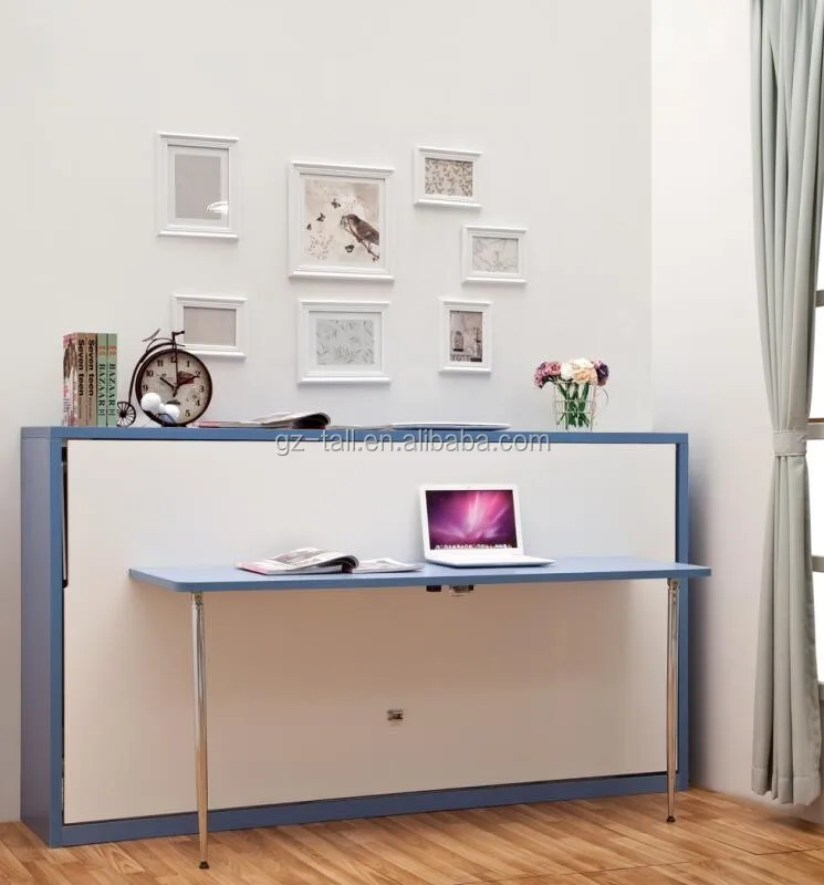 Comfortable murphy wall bed mechanism with office table TA-K13