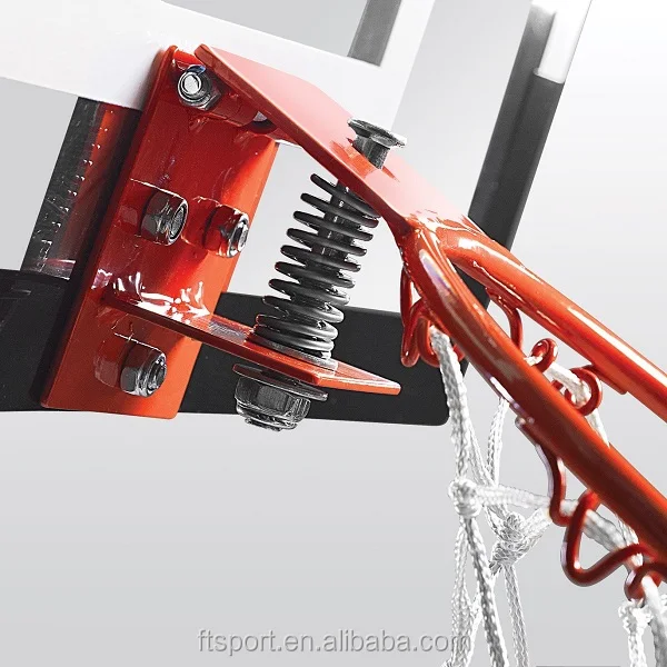 
inground steel adjustable basketball hoop Full Size Adjustable Inground Outdoor basketball stand with Padding (Actual Pictures) 