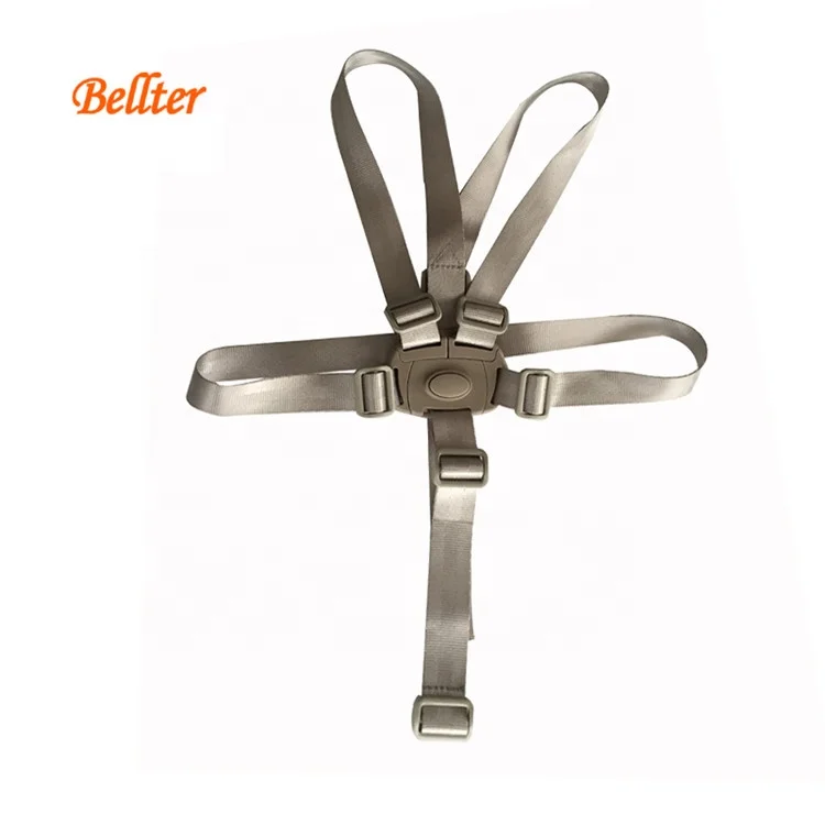

Adjustable Baby Safety Belt Seat Belts Holder for Stroller High Chair, Grey