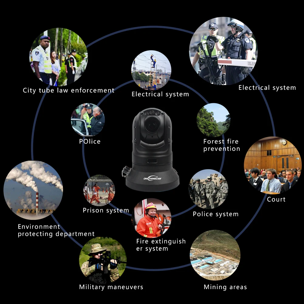 
D06 4G HD PTZ thermal night vision camera 