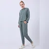 Fashionable Women Two Piece Set Sweatsuit Casual Gym Fitness Clothing Set Oversize Hoodie With Loose Harem Sports Pants