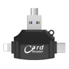 Wholesale Card Reader 4 in 1 i Flash Drive USB SD TF Card Reader Adapter for iPhone X for Android Camera Type C
