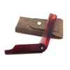 Top quality bridal hair comb exquisite acetate comb with leather case custom logo hair comb