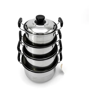 Image of 5pcs TZG-025 NO.1-5 stainless steel belly stock pot belly cookware sets cooking pot