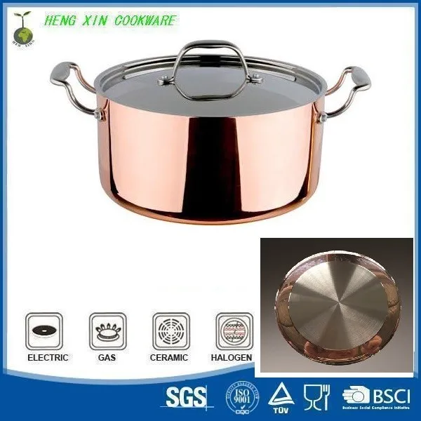 Big Size All Clad Copper Induction Pot Buy Copper Induction Pot