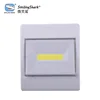 SMILINGSHARK Power Cordless COB LED Wall Light ABS Plastic Indoor Wall Lamp Removable Night Light 1.5V AAA battery with Magnet
