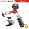 Sunrise 7" Articulating Magic Arm with Standard 1/4" Hot shoe Connector DSLR LED Flash Microphone Monitor