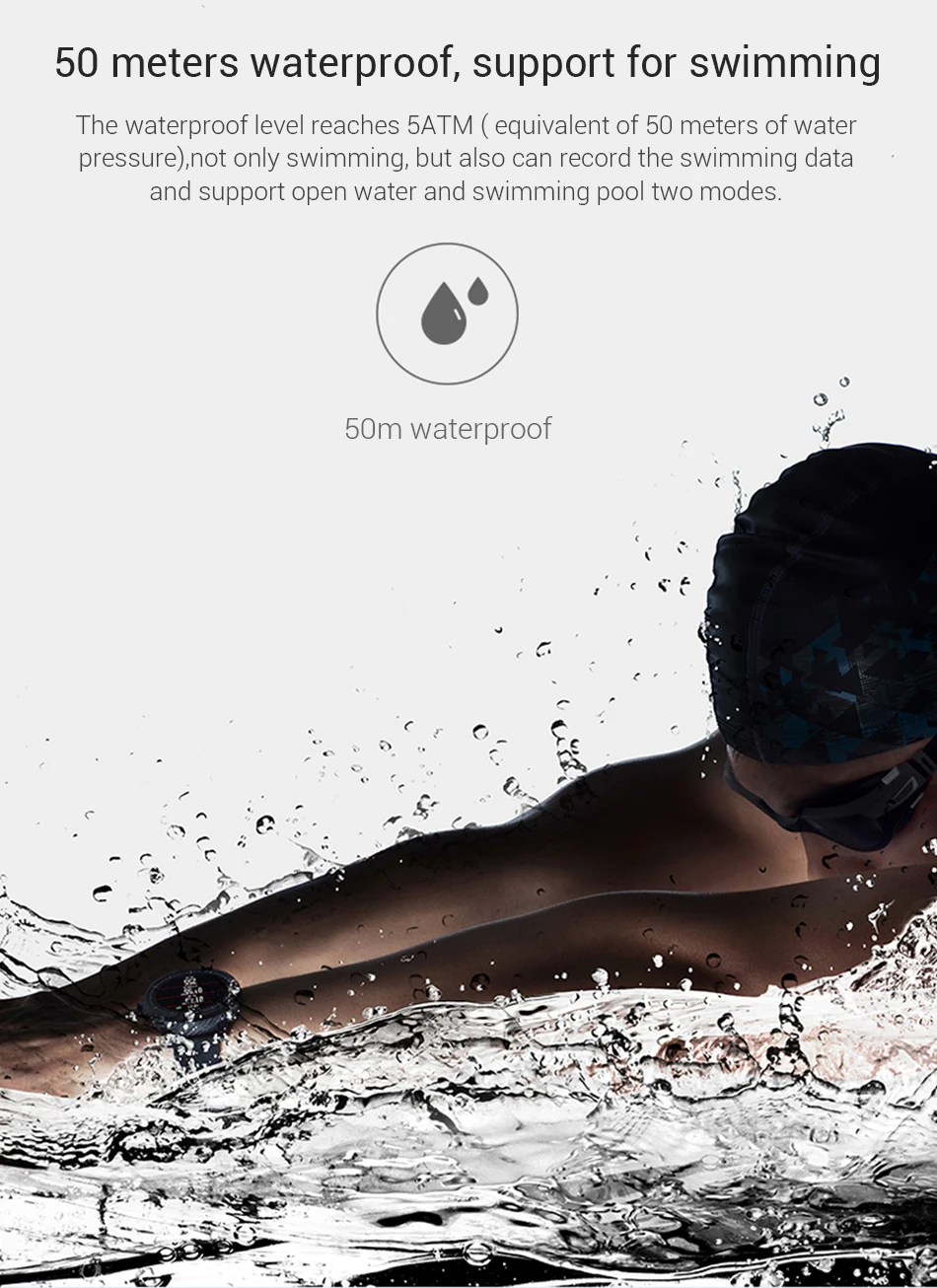 xiaomi amazfit pace waterproof