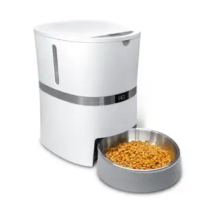 2019 NEWEST Automatic Pet Feeder Auto Pet Food Dispenser with Stainless Steel Food Bowl Designed  for Cats and Dogs