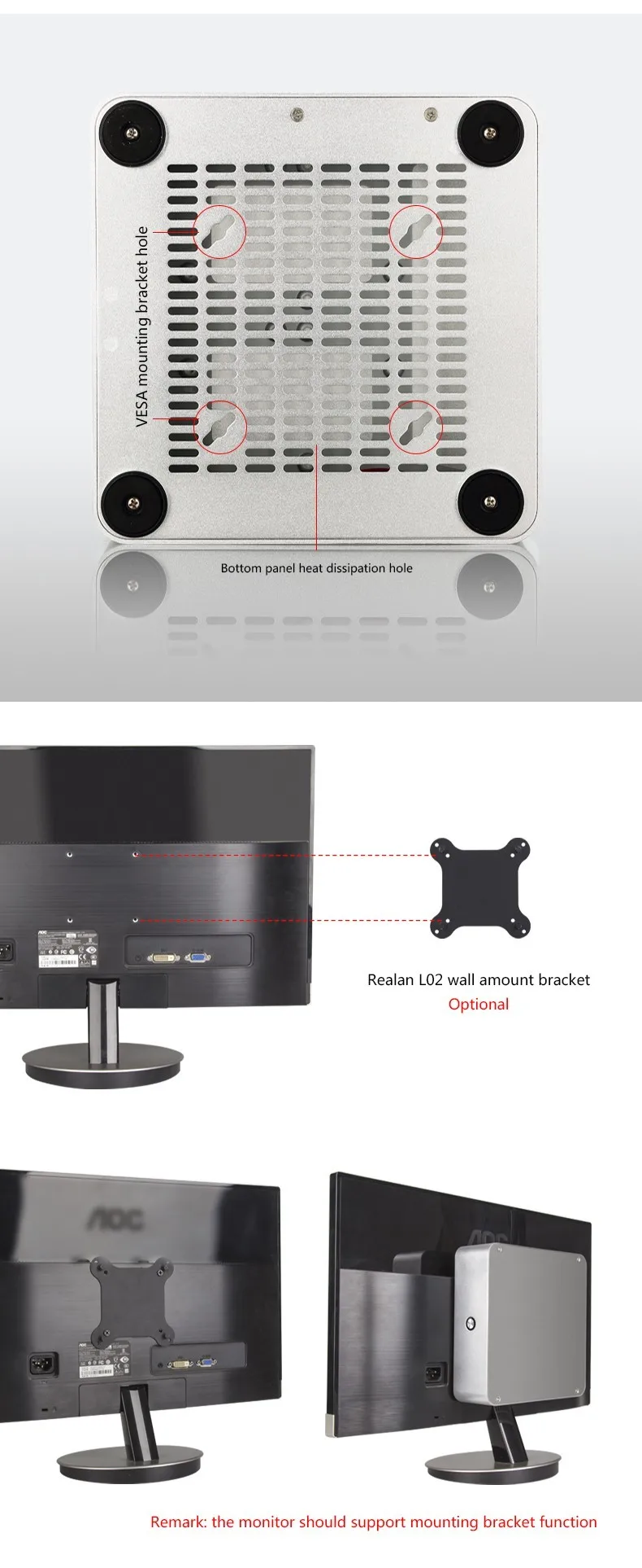 mini pc aluminium case