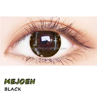 

big eye look color contact lenses, yearly soft eye make up MEJOEN BLACK