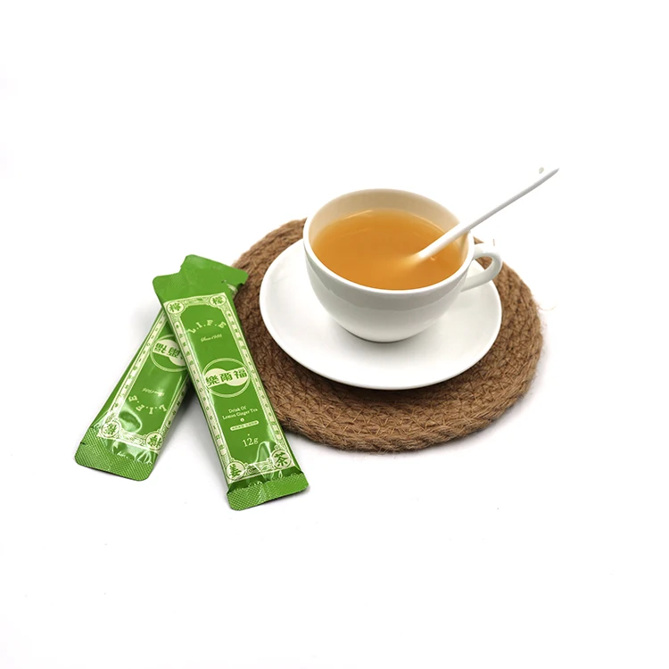 Instant Lemon Ginger Tea Powder Health Tea For Fighting Cold And Warm