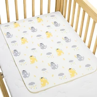 

Muslin Tree cotton white baby diaper changing mat waterproof newborn baby changing mat pad bedding set