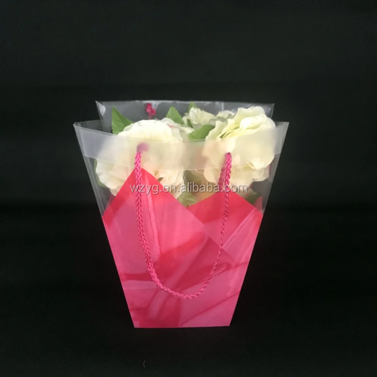 Waterproof Clear Plastic Transparent Flower Bouquets Sleeve Bags Buy