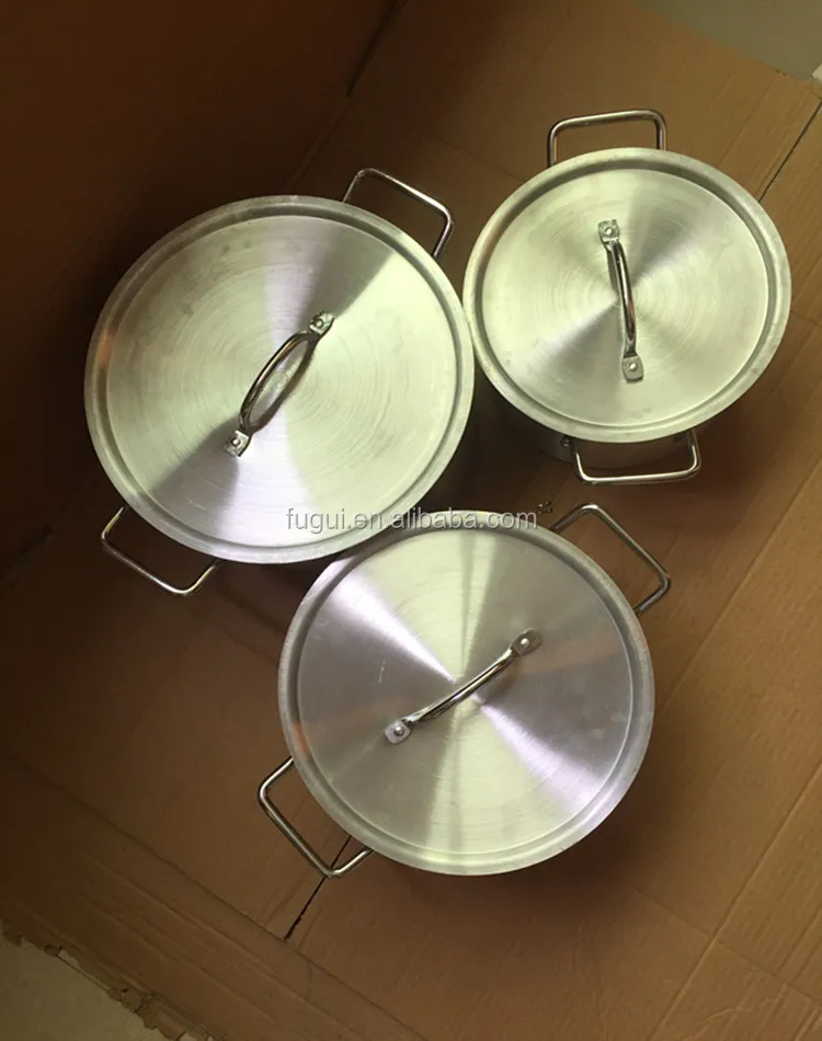 aluminium cooking pot set