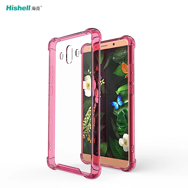 TPU And Acrylic 2 In 1 Transparent Shockproof Phone Case For Huawei Y5