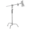 Steel Large Size Light Stand 3M/40 inch Studio Centry C Stand Detachable Light C-stand +Line Resizer+Grip Arm