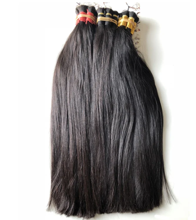 

unwefted bulk virgin hair for braiding, brazilian bulk hair extensions without weft, wholesale human hair bulk