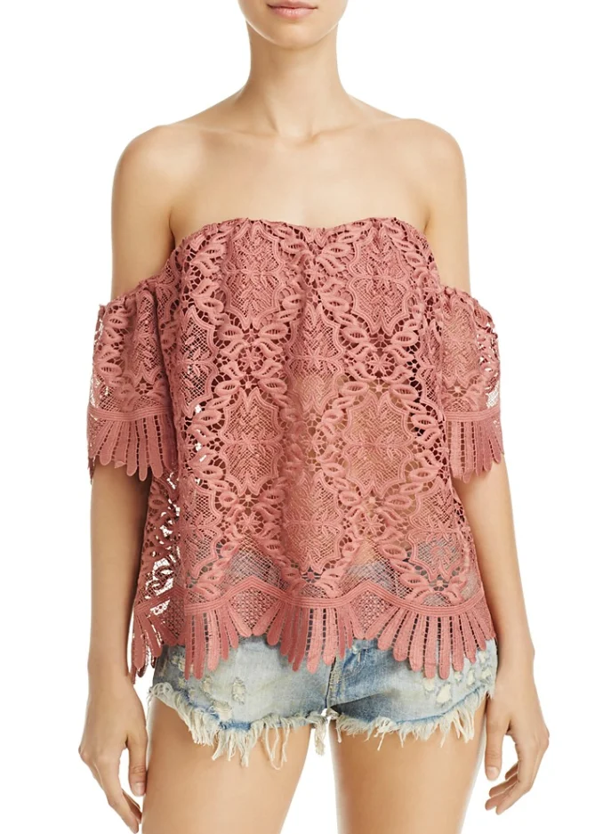 fancy off the shoulder tops