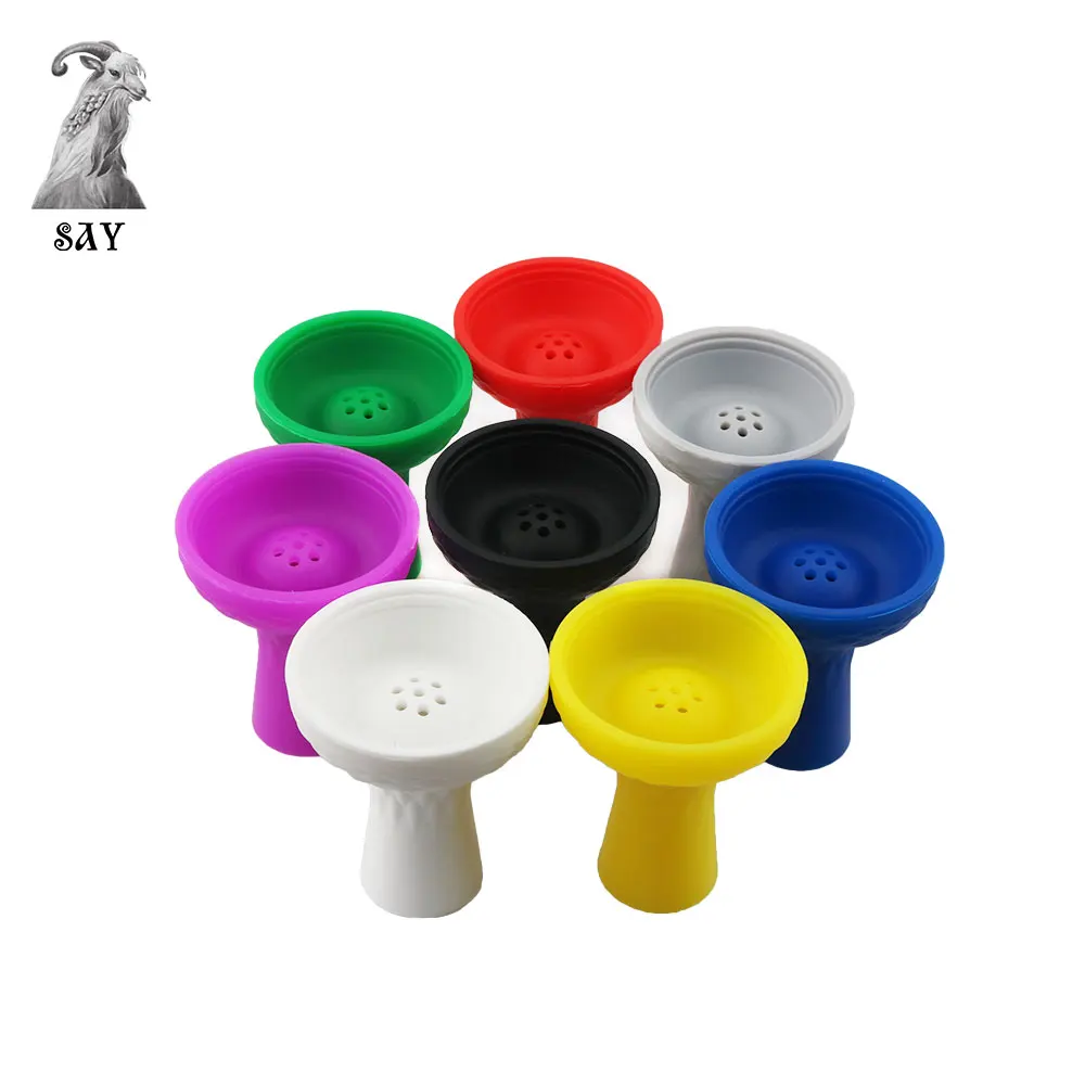

Sanyang factory chicha colorful eco-friendly shisha accessories narguile silicone hookah bowl, Customized