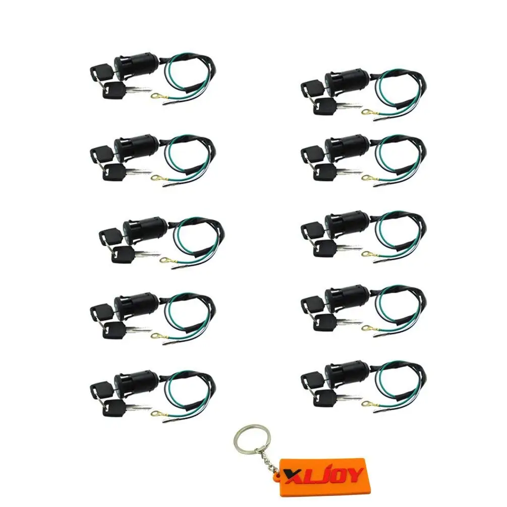 Get Quotations · XLJOY 2 Wire Ignition Key Switch For Mini Dirt Pocket Bike ATV Quad Go Kart Moto