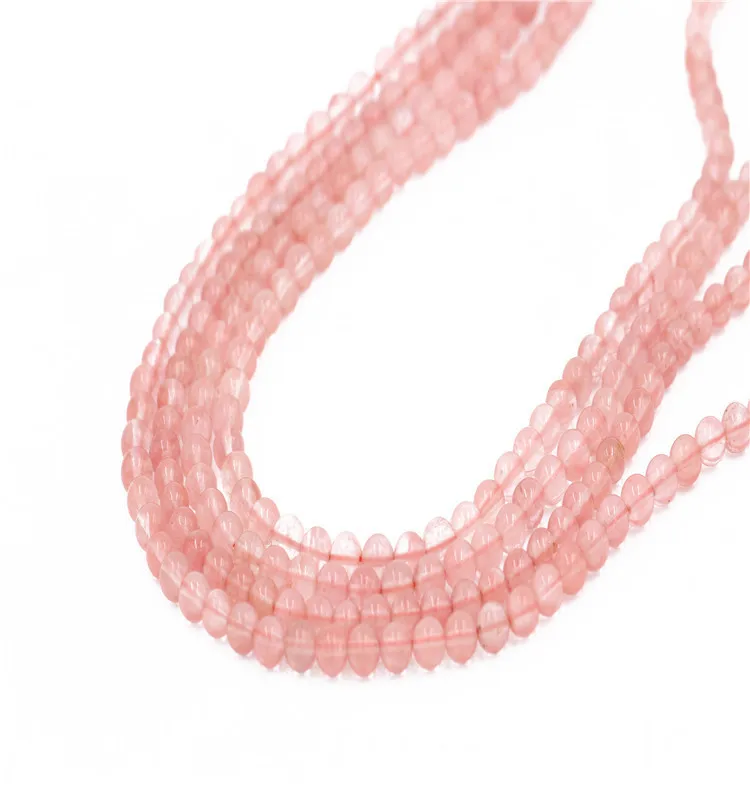 rose quartz crystal beads