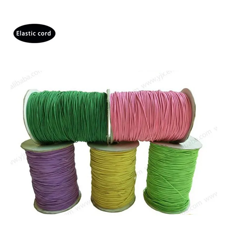 

Wholesale 2.5mm top selling products soft knit polyester elastic string rope strong stretch elastic bungee organic cord