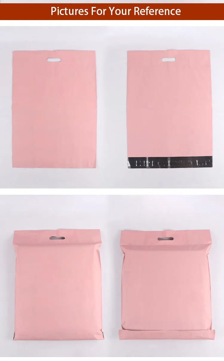 Guangzhou Factory Promotional Eco Friendly Tamper Proof Pink Mailers ...