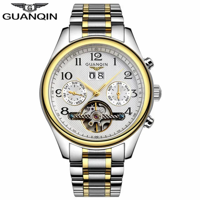 

GUANQIN 10029 Men Automatic Mechanical Watches Luxury High Grade Tourbillon For Men