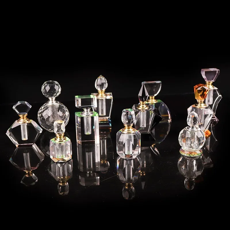 Wholesale Crystal Empty Perfume Bottles For Sale Custom Made Glass