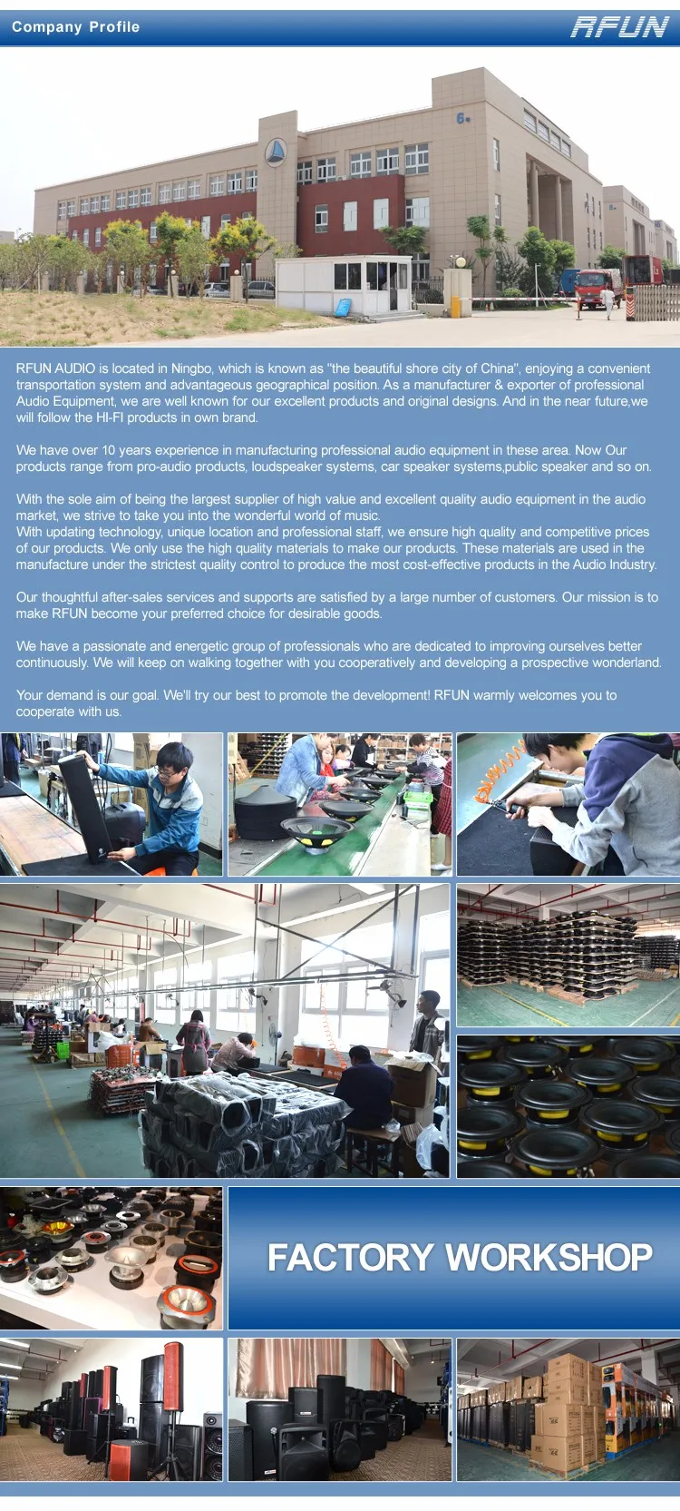 pa vocal sound column speaker system