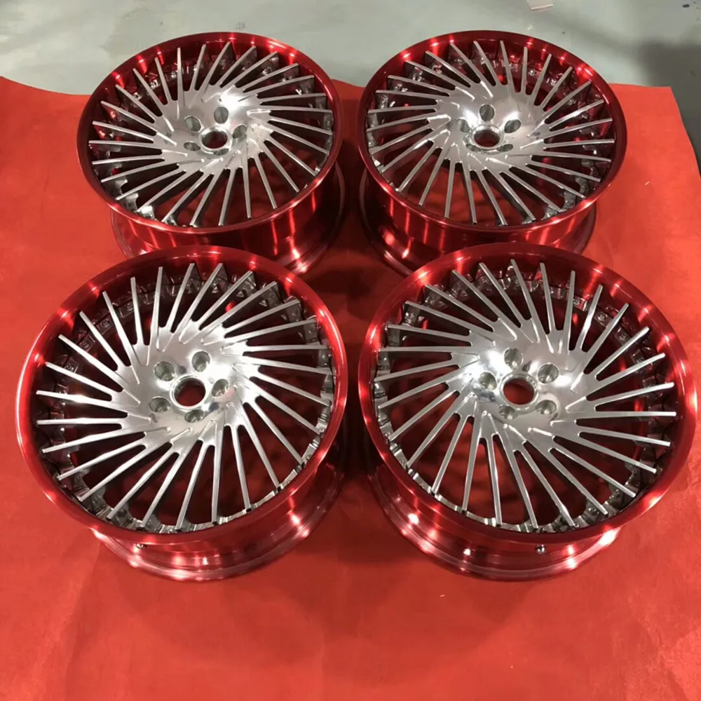 Forged 18 Inch Red Deep Dish Rims - Buy Rims 18 Inch,Deep Dish Rims ...