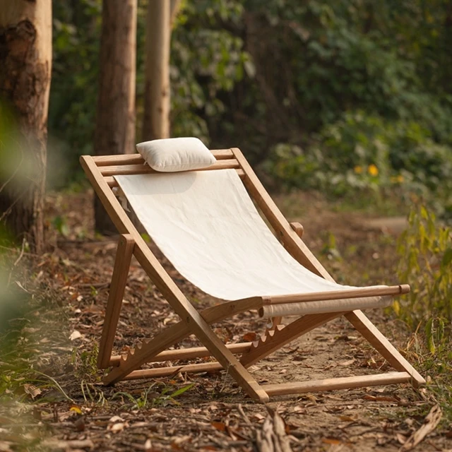 
Modern Portable Wooden Outdoor Garden Furniture Folding Beach Chair  (60763043391)