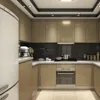 Kenya customized design Champagne lacquer kitchen cabinet