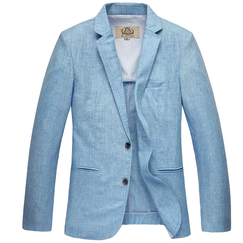 Compra chaquetas de lino para hombres online al por mayor