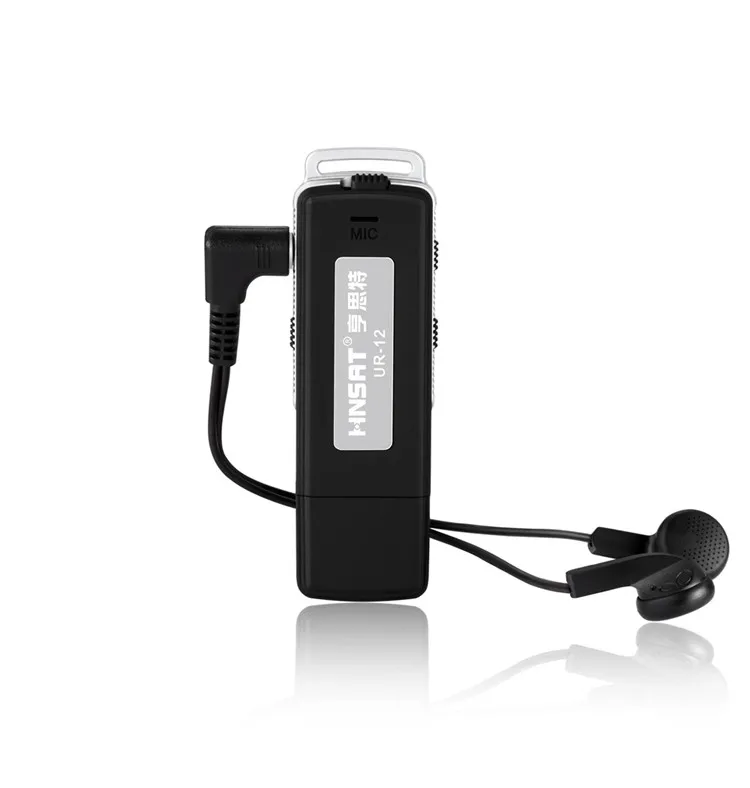 product-the usb mini pocket voice recorder with earphone jack used as MP3 player with recording act
