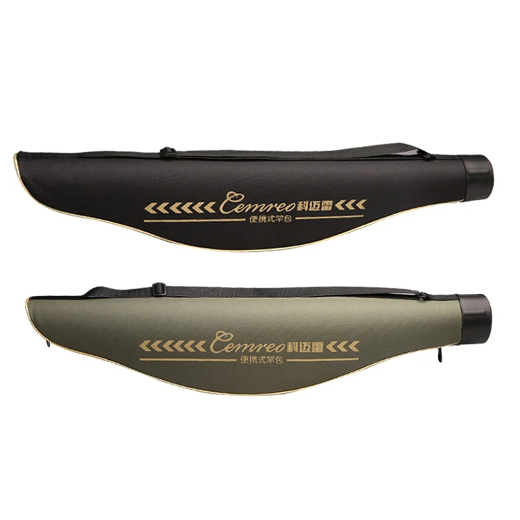 

CEMREO  130cm 145cm Portable Waterproof High capacity Fishing rod Bag, Armygreen/black