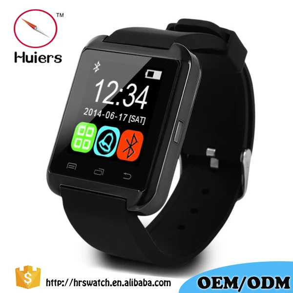 

Hot Selling Android ios 1.44 Screen 128*128 BT 4.0 Smart Watch U8, White;black;red