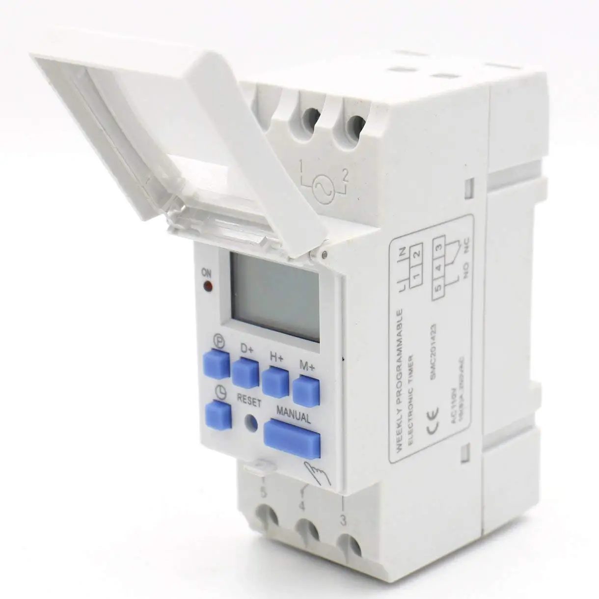 Digital LCD Power Weekly Programmable Timer Switch THC15A 110V 16 A –  Heschen