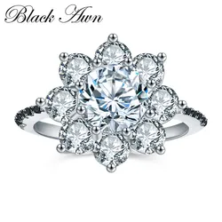 [Black Awn] 925 Sterling Silver Jewelry Trendy Wed