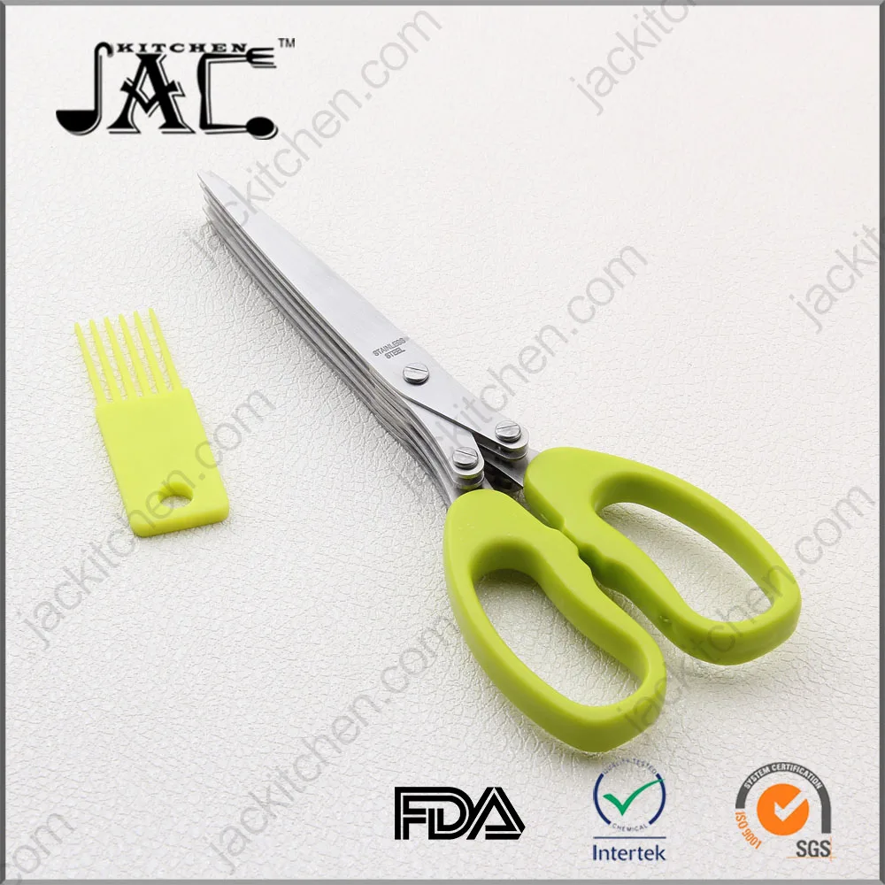 Amazon Hotsale High Quality Herb Cutter Stainless Steel Herb Scissors