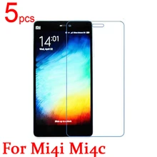 5pcs Ultra Clear LCD Screen Protector Film Cover For Xiaomi M4i Mi4i Protective Film + cloth