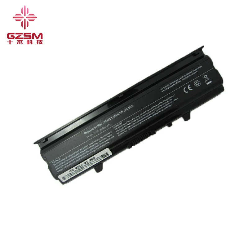 

Laptop battery TKV2V battery W4FYY X3X3X 0M4RNN FMHC10 for dell Inspiron 14V 14VR M4010 N4020 N4030 N4030D rechargeable battery, Black