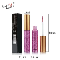 

private label high quality colorful shimmer glitter eye liner, 16 colors hotsale liquid eyeliner eyeshadow