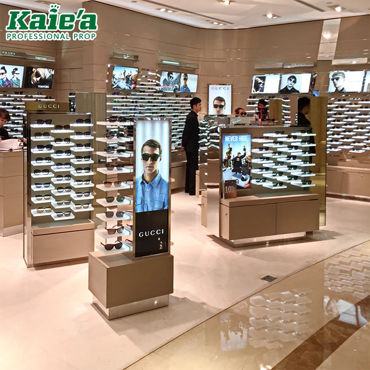 Sunglasses Counter Optical Display,Optical Shop Design Display Showcase