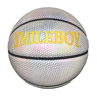 

2018 Hot sale Basketball customized ball glow in the dark basketball
