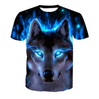 

Newest Wolf 3D Print Animal Cool Funny T-Shirt Men Short Sleeve Summer Tops T Shirt T-shirt Male