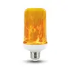 7W E27 LED Bulbs lamp Flame Effect Fire Flickering Lights For Home Decoration
