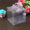 Wholesale thin PVC PET transparent clear promotional gift flat pack folding plastic packaging box